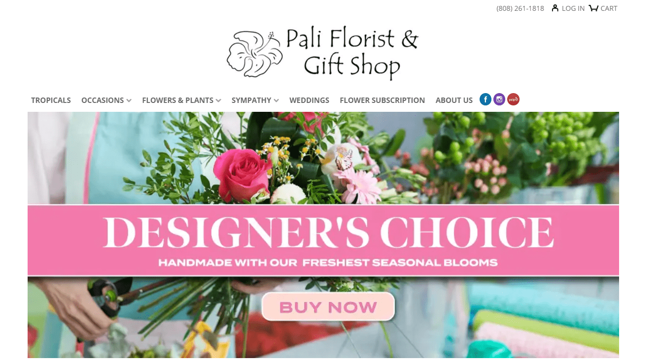 Pali Florist's Homepage