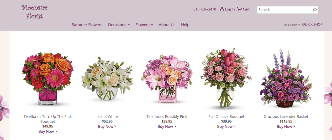 Moonstar Florist's Homepage