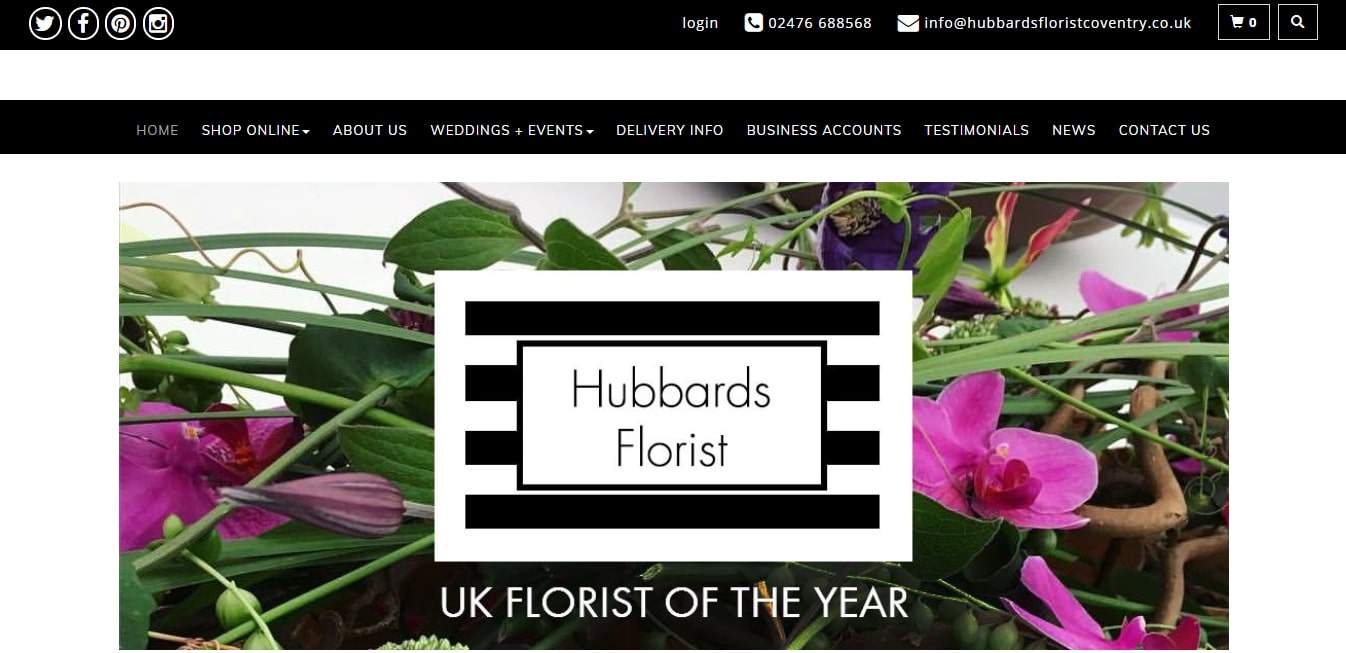 Hubbard's Florist's Homepage