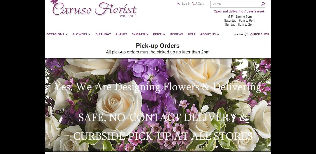 Caruso Florist's Homepage