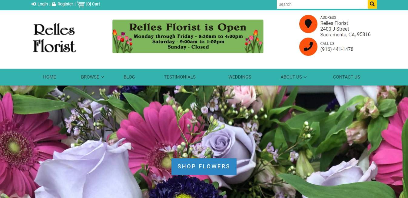 Relles Florist's Homepage