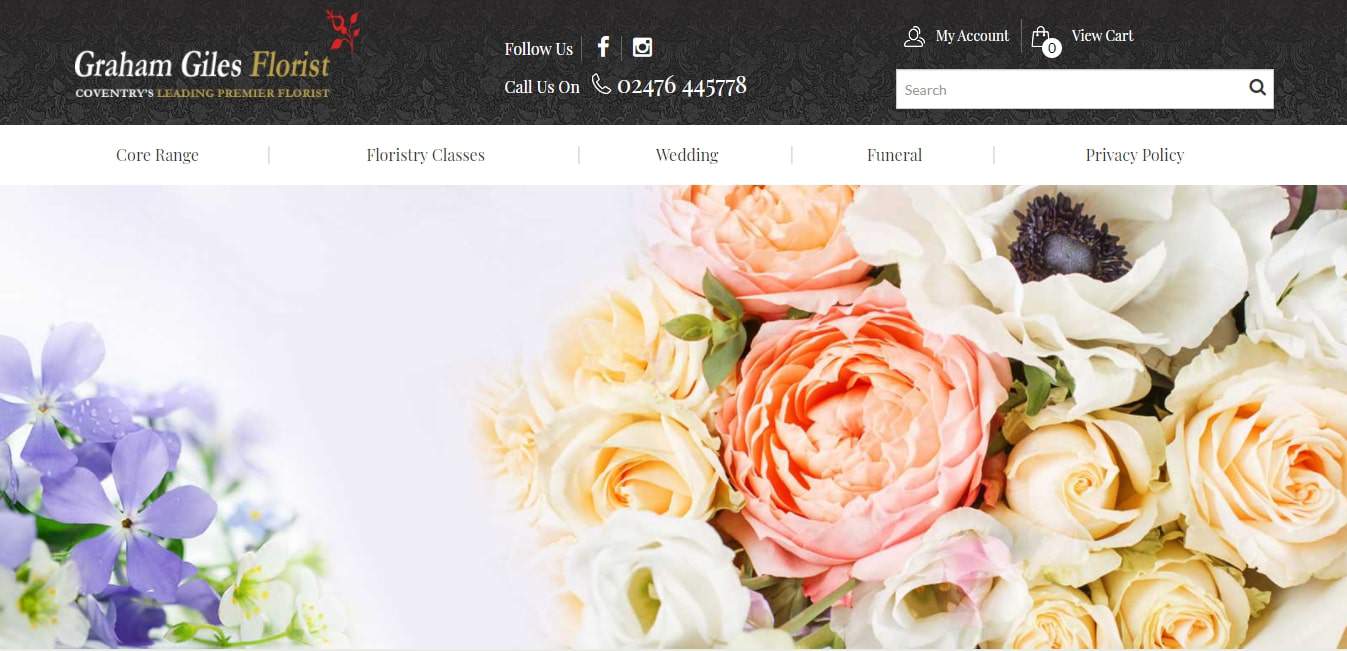 Graham Giles Florist's Homepage