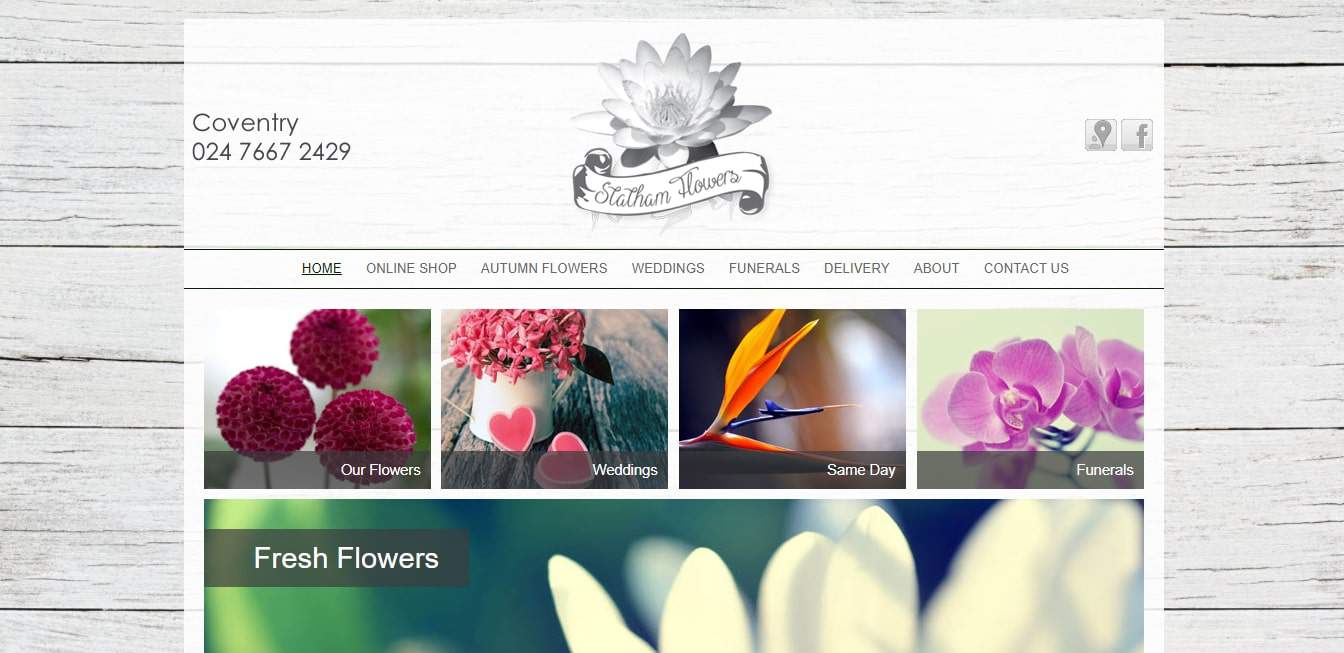 Statham Flowers' Homepage