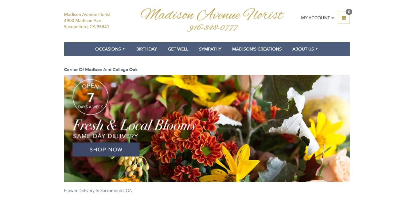 Madison Avenue Florist's Homepage