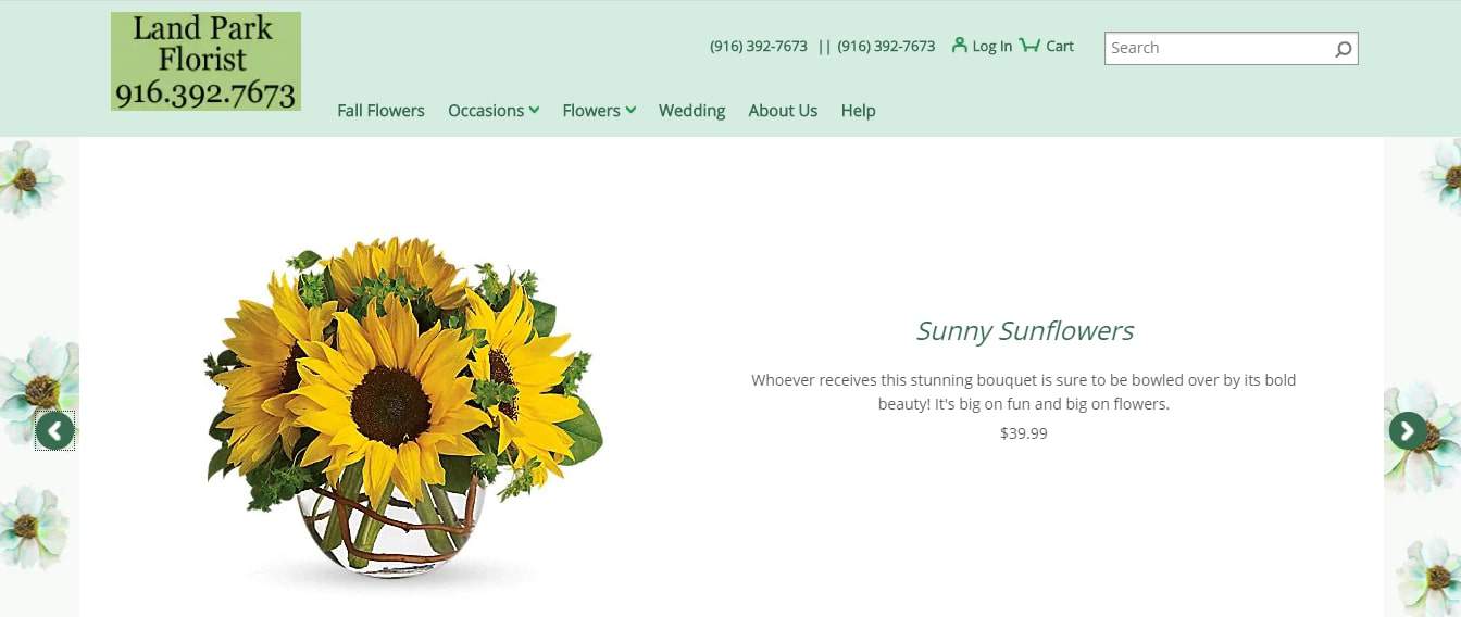 Land Park Florist's Homepage