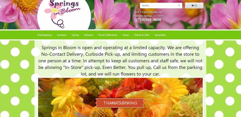 Springs In Bloom's Homepage