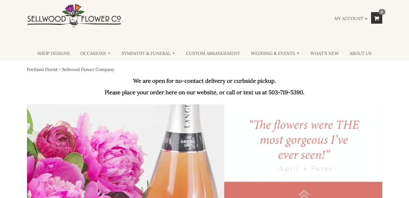 Sellwood Flower Company's Homepage