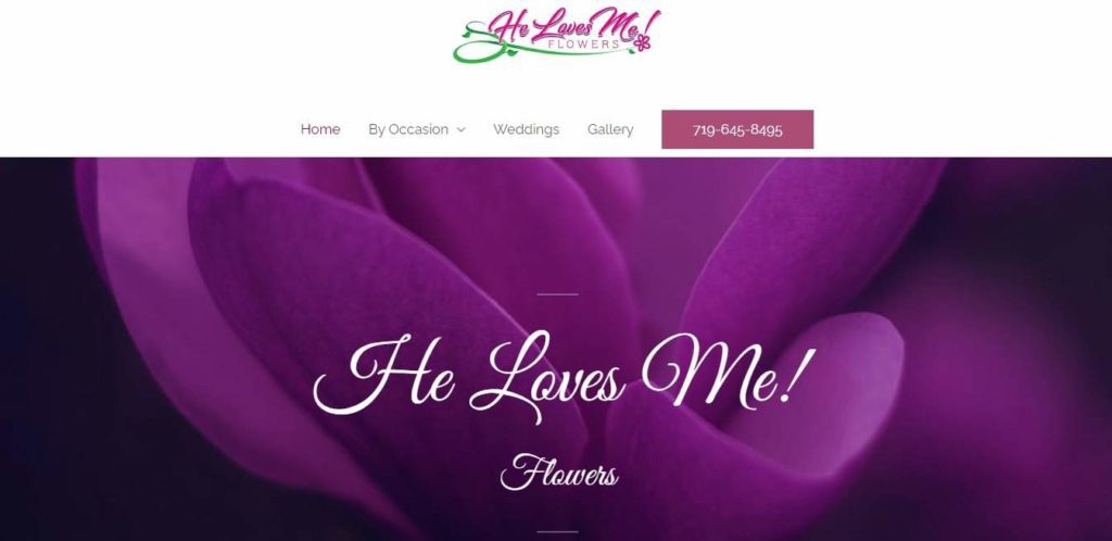 He Loves Me! Flowers' Homepage