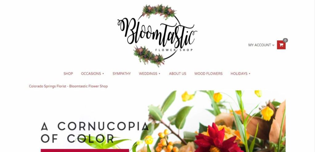 Bloomtastic Flower Shop's Homepage