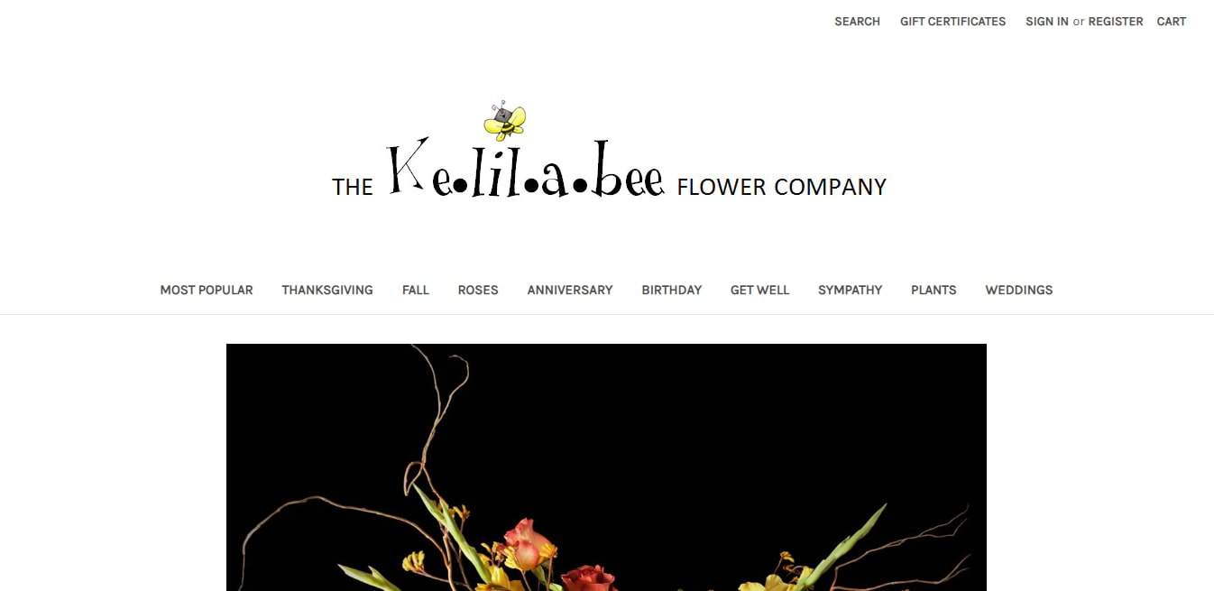 Kelilabee Flower Company's Homepage