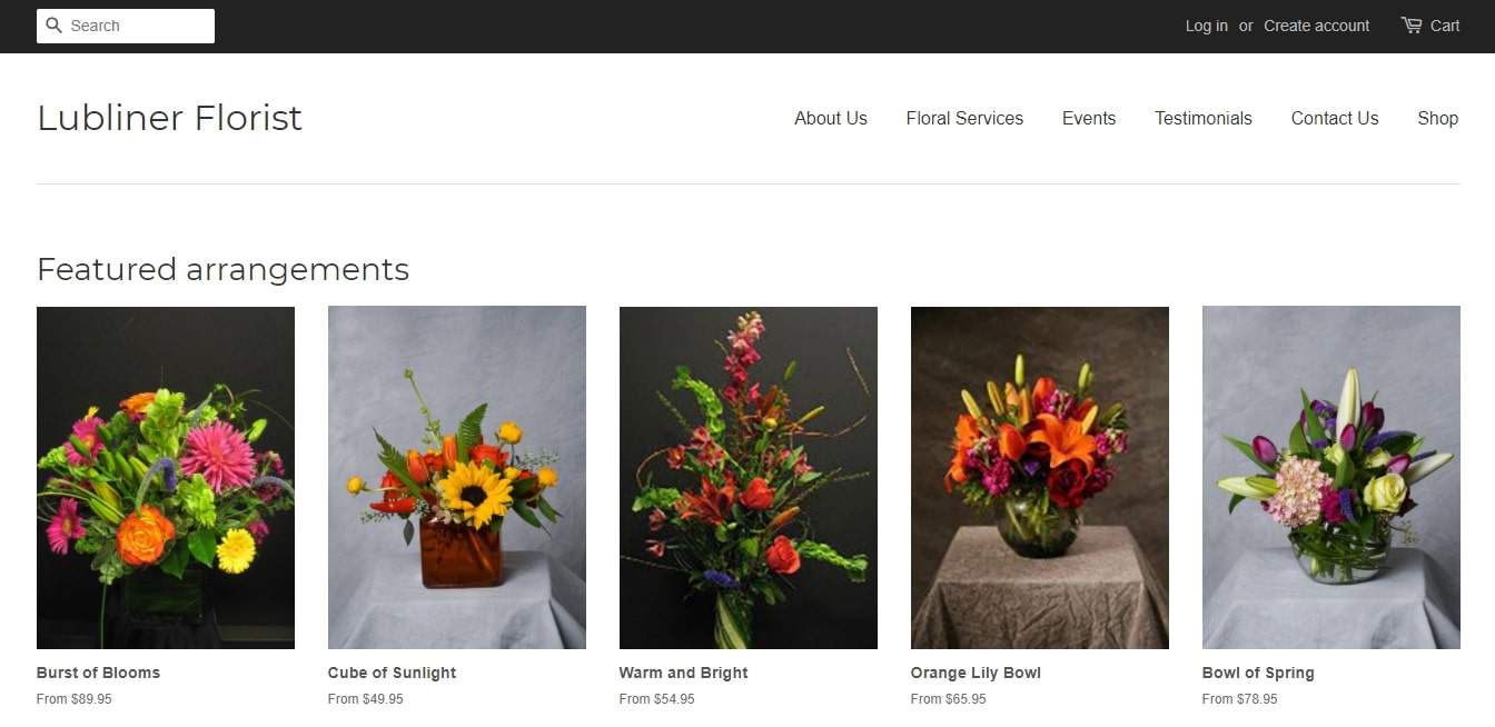 Lubliner Florist's Homepage