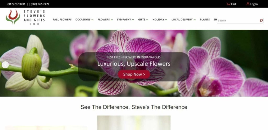 Steve's Flowers and Gifts' Homepage