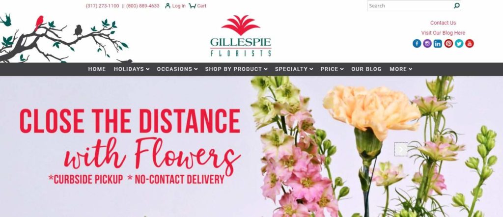 Gillespie Florists' Homepage