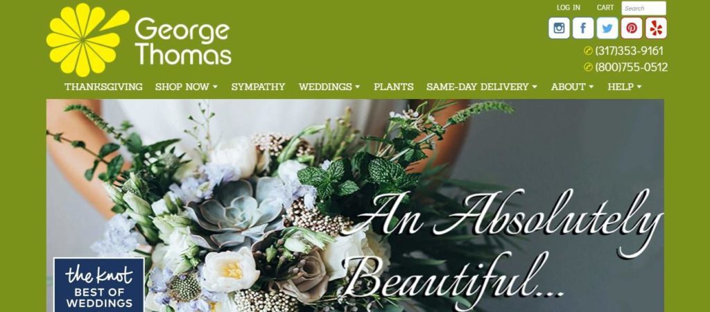 George Thomas Florist's Homepage