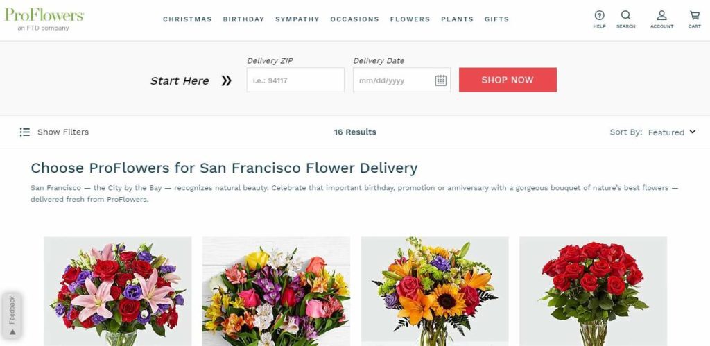 ProFlowers' Homepage