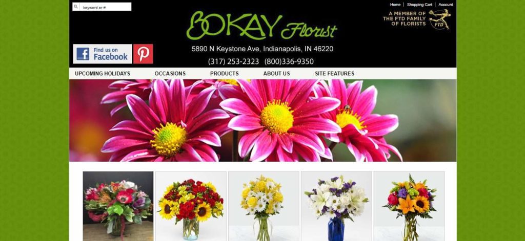 Bokay Florist's Homepage