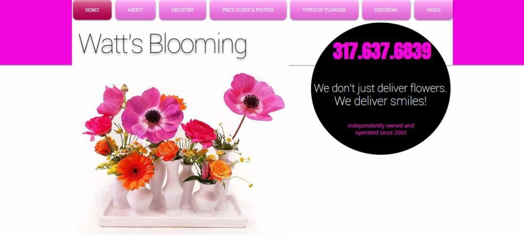 Watt's Blooming's Homepage